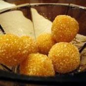 Almond sweets with tangerine - (Amigdalota me mandarini)