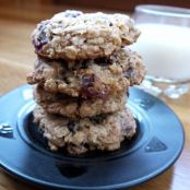 Chewy Chocolate Chip Cranberry Oatmeal Cookies