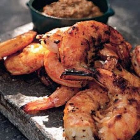 Grilled Shrimp with Fiery Lemongrass-Chile Sambal