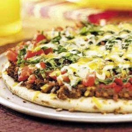 loaded mexican pizza