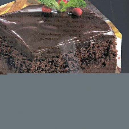 Mocha Layer Cake with Chocolate Rum Cream Filling