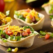 Mini Taco Salad Boats