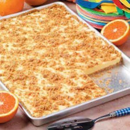 Orange Cream Freezer Dessert Recipe
