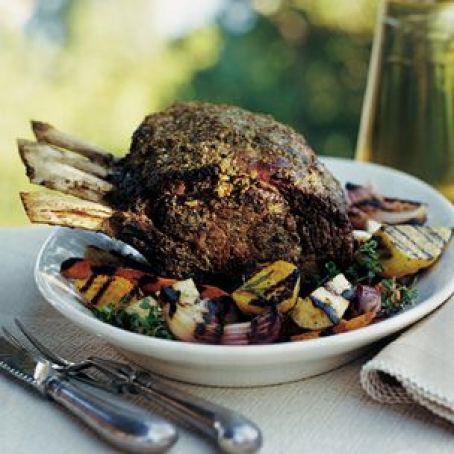 Slow-Smoked Rib Roast