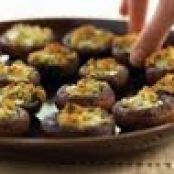 Mushrooms with Goat Cheese & Herb Stuffing (Cooks Country)