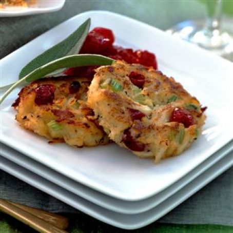 Sage and Cranberry Crab Cakes