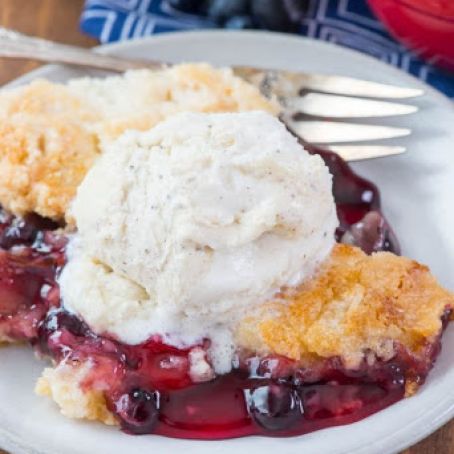 CHERRY BERRY DUMP CAKE
