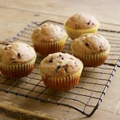 Banana, Chocolate Chip and Macadamia Muffins