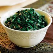 Sauteed Spinach with Shallots