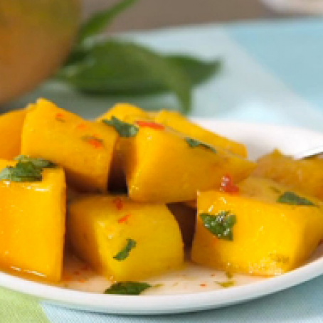 Warm Mango With Chile Agave