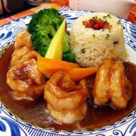 CAMARONES EN SALSA DE TAMARINDO