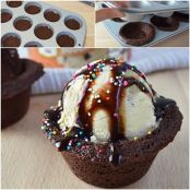 Brownie Sundae Cups