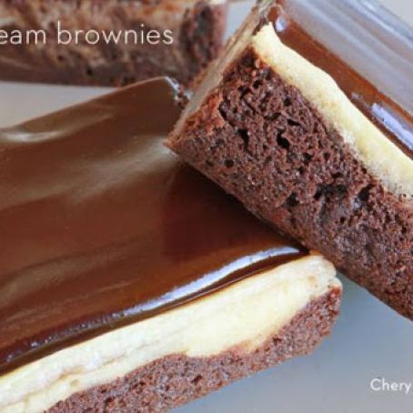 Irish cream brownies – perfect for St. Paddy’s Day