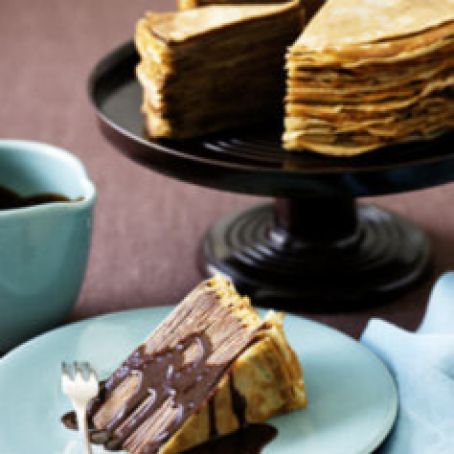 Mocha crepe cake