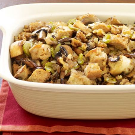 Savory Stuffing with Mushrooms, Onions, and Walnuts