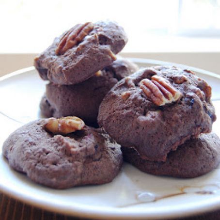 Chocolate Cranberry Spice Cookies