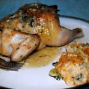 Roasted Cornish Game Hen with Mango