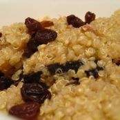 Toasted Quinoa with Raisins and Slivered Almonds