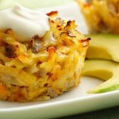 Mexican Hash Brown Breakfast Cupcakes