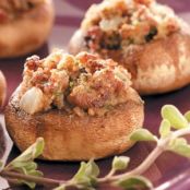 Pork Sausage-Stuffed Mushrooms