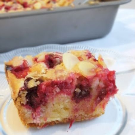 CAKE - Cranberry Almond Bars