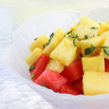 Pineapple Watermelon Salad