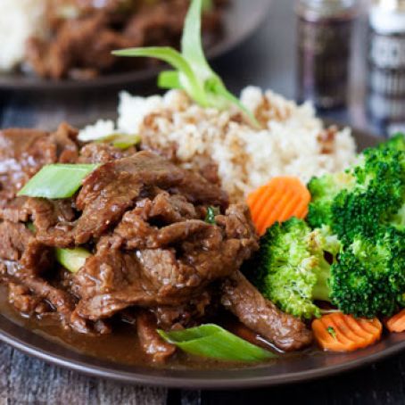 Pressure Cooker Mongolian Beef