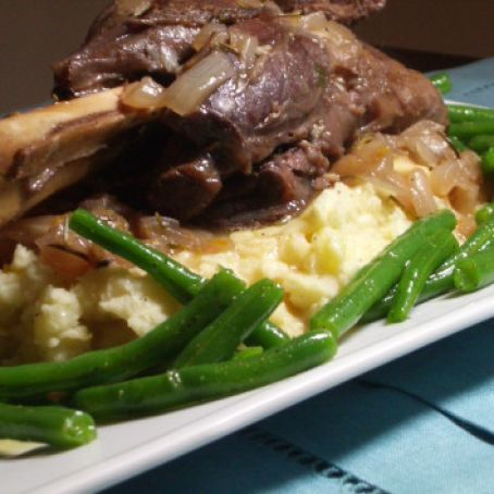 Braised Lamb Shank Provençal by Hubert Keller