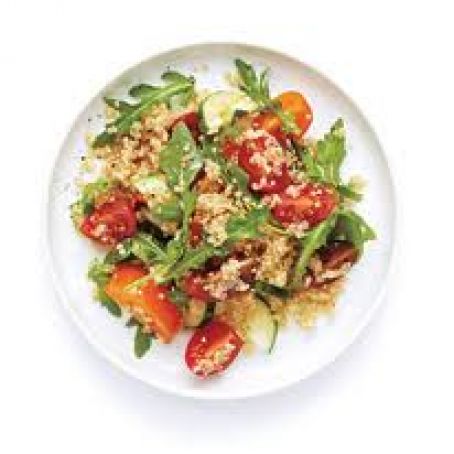 Chicken With Roasted Broccoli-Quinoa Salad