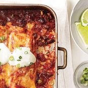 Beef and Black Bean Enchiladas