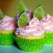 Strawberry Margarita Cupcakes