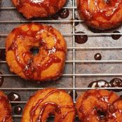 Butternut Squash Donuts with Maple Syrup