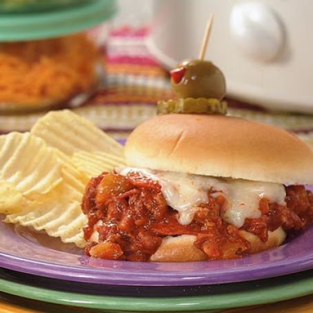 Slow Cooker Pizza Joes