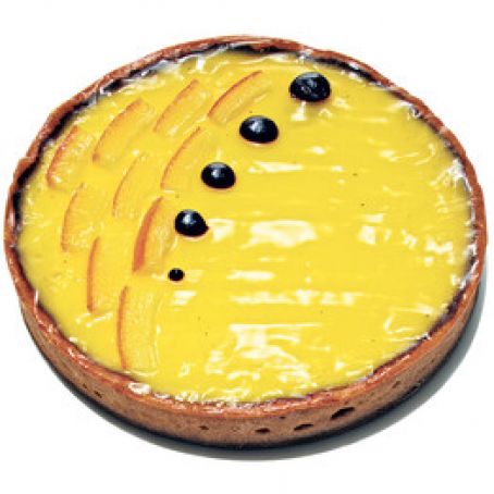 Zachary Golper's Orange-Bergamot Custard Tart with Rosemary-Chocolate Ganache