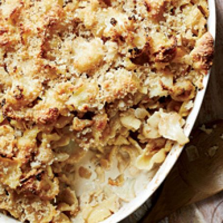 Baked Shells with Cauliflower and Taleggio
