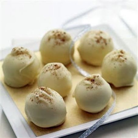 Eggnog Truffles