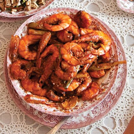 Gan Shao Xia (Sweet and Sour Shrimp)