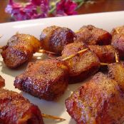 Appetizers (Sweet Chicken Bacon Wraps)