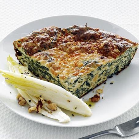 Crustless Spinach Quiche