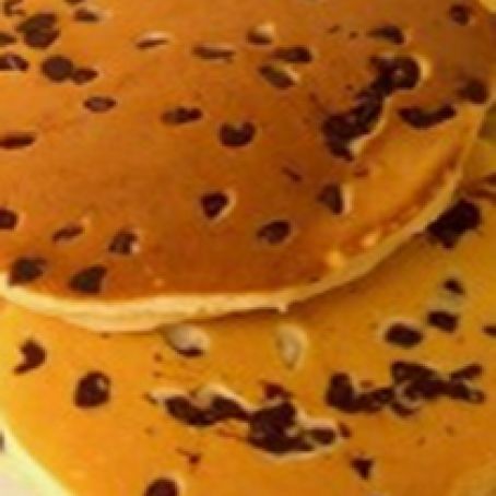 Cacao-crunch pancakes