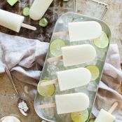 Cucumber Coconut Lime Popsicles