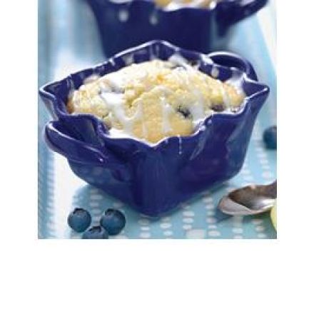 Lemon Blueberry Cornmeal Cakes