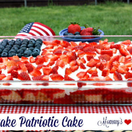 No Bake Patriotic Cake