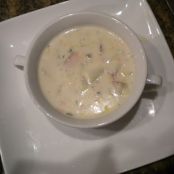 Smoked Salmon and Leek Chowder