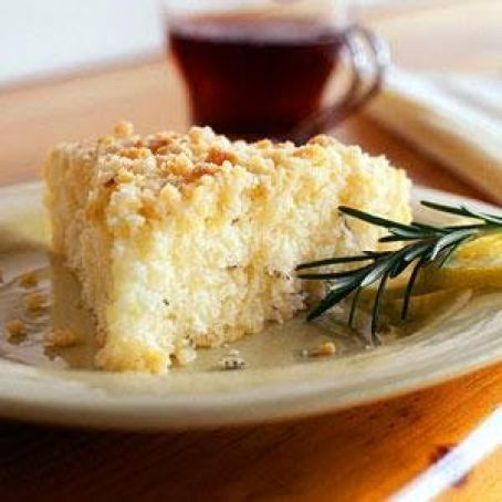Lemon Rosemary Crumb Cake