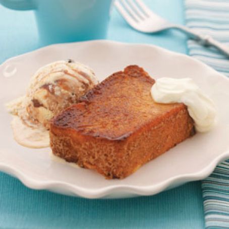 Caramelized Angel Food Cake w/ Cream Cheese Topping