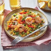 Shortcut Shrimp Paella