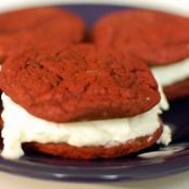 Red Velvet Ice Cream Sandwiches