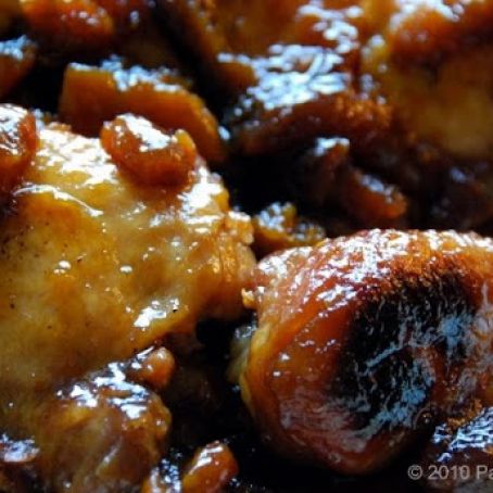 PTM - Chicken with Tamarind, Apricots and Chipotle Sauce