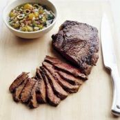 Seared Sirloin Steak with Onion Relish